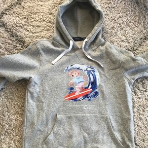 Ralph Lauren polo bear surf hoodie.